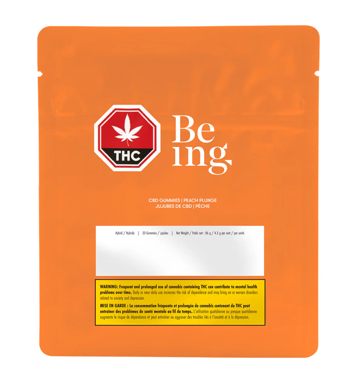 CBD Gummies | Peach Plunge (Large 20-Pack) - Image 3