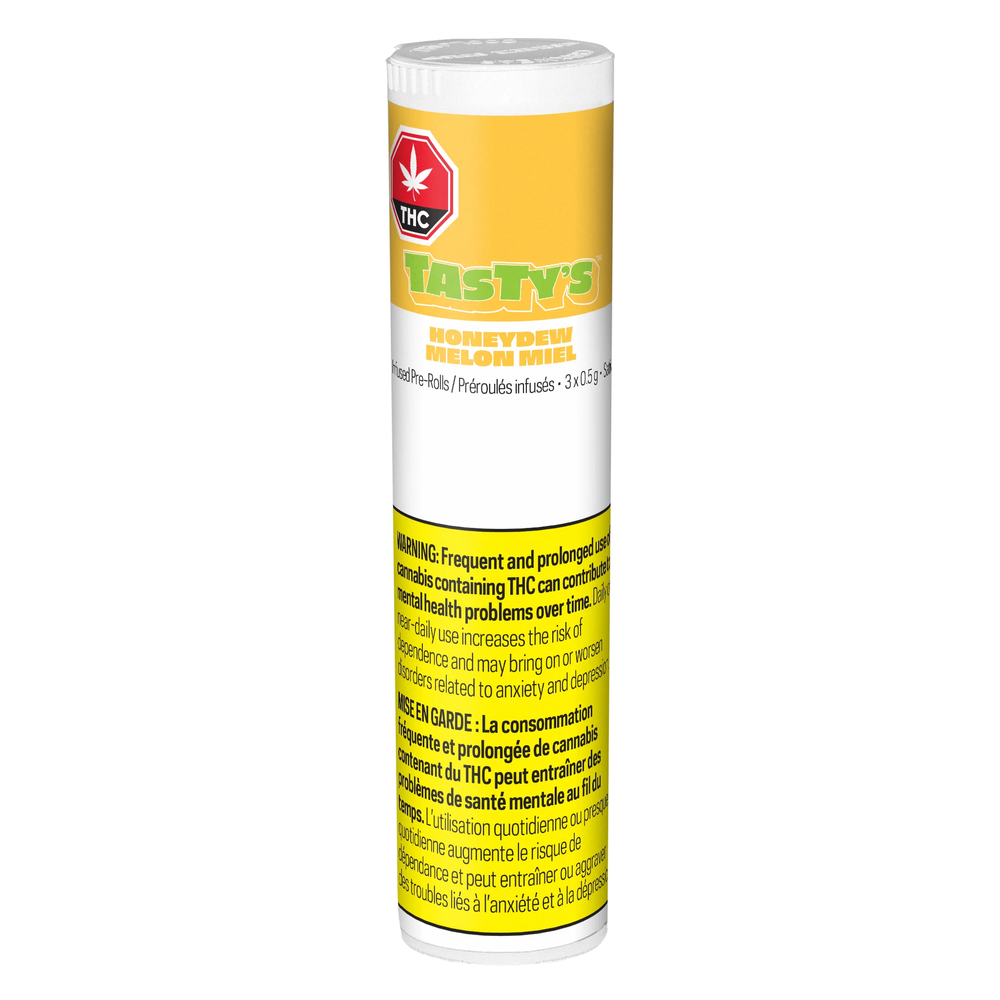 Honeydew Diamond Infused Pre-Rolls by TASTY’S - Image 2
