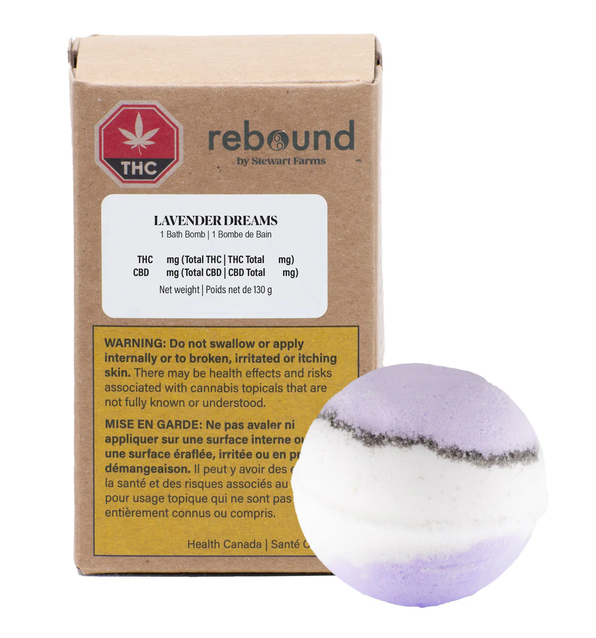 Lavender Dreams CBD Bath Bomb - Image 2
